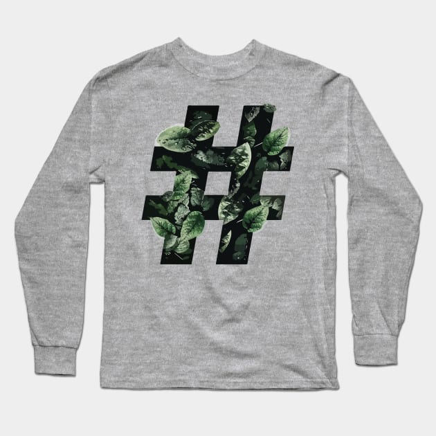 HASHTAG Long Sleeve T-Shirt by Seven Seven t